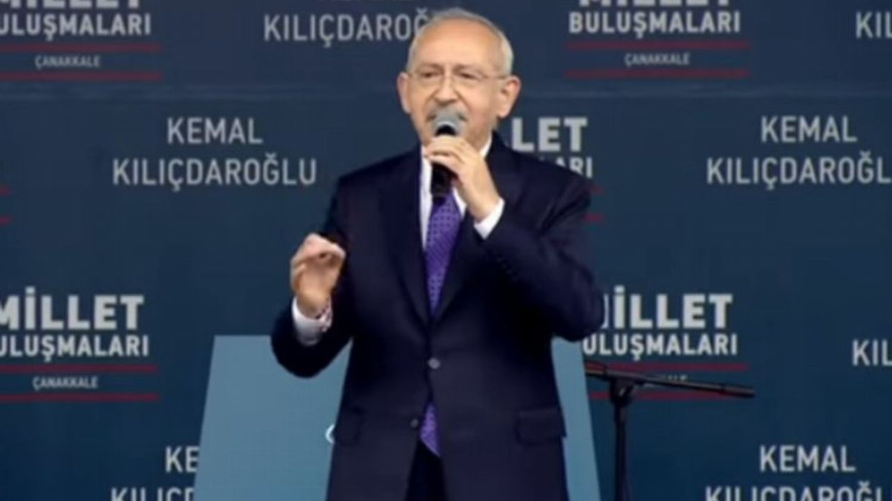 Kılıçardaroğlu Çanakkale'den 'söz' verdi: "Hayalleriniz Bay Kemal'in hedefi olacak"