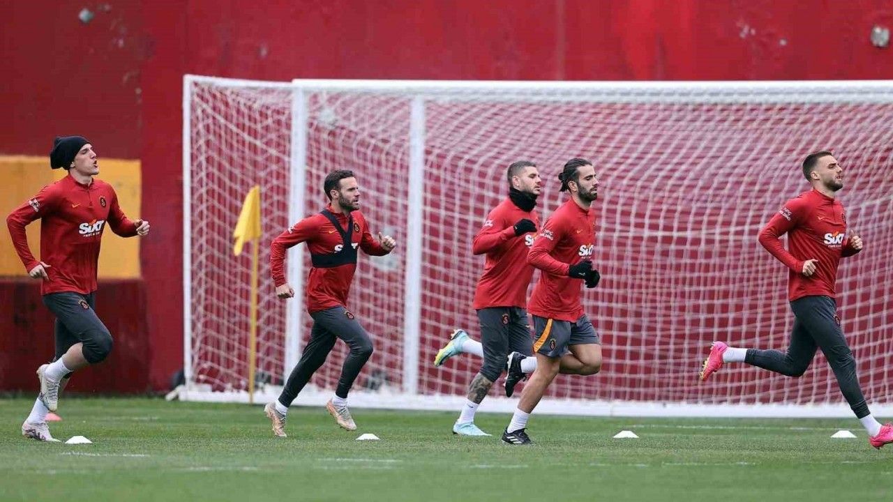 Galatasaray, Beşiktaş maçı hazırlıklarını sürdürdü
