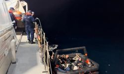 Yunan unsurlarınca ölüme terk edilen 7 kaçak göçmen kurtarıldı