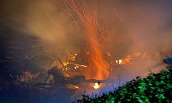 Rize’de yangın paniği: Vatandaşlar alevlere bahçe hortumuyla müdahale etti