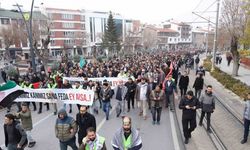 Konya’da binler Filistin için yürüdü