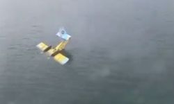 Yangın söndürme uçağı Bafa Gölü’nde kırıma uğradı!