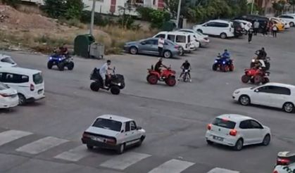 Aksaray’da drift atan ATV sürücülerine 122 bin lira ceza