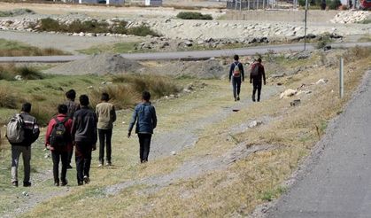 Erzincan’da jandarma ekiplerince 1 ayda 185 kaçak göçmen yakalandı