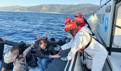 Aydın’da 43 düzensiz göçmen kurtarıldı