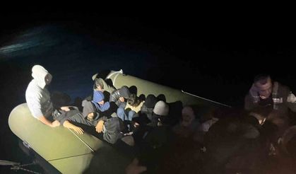Aydın’da 54 düzensiz göçmen kurtarıldı