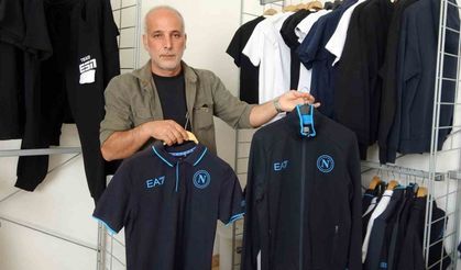 İtalya’nın futbol devi Napoli’nin store mağazasındaki ürünler Yozgat’ta üretiliyor