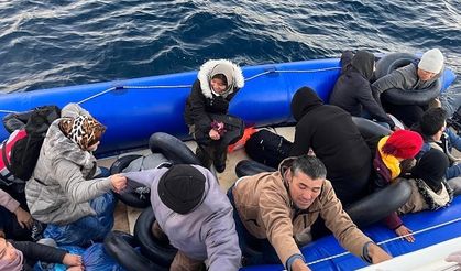 Ayvacık açıklarında 47 kaçak göçmen kurtarıldı