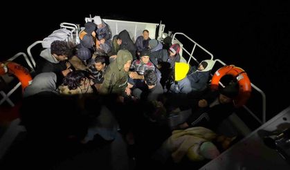 Bodrum’da 34 düzensiz göçmen yakalandı, 30’u kurtarıldı