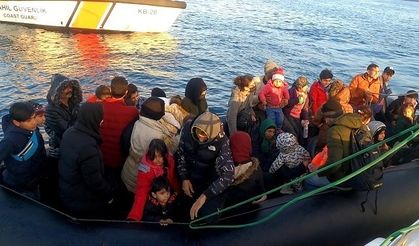 Çanakkale’de 110 göçmen yakalandı, 29 göçmen kurtarıldı