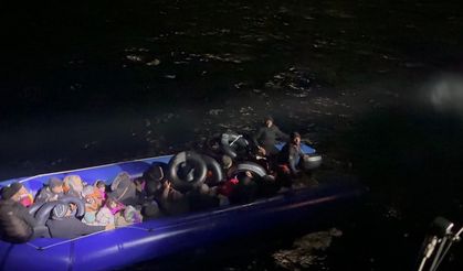 İzmir’de 11 düzensiz göçmen kurtarıldı, 34 göçmen yakalandı