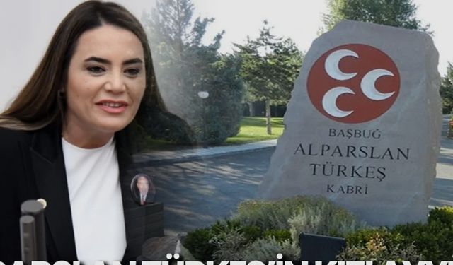 Türkeş'in kızına babasının mezarı başında saldırı