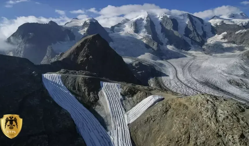 İsviçre buzulları inanılmaz bir hızla erimeye devam ediyor